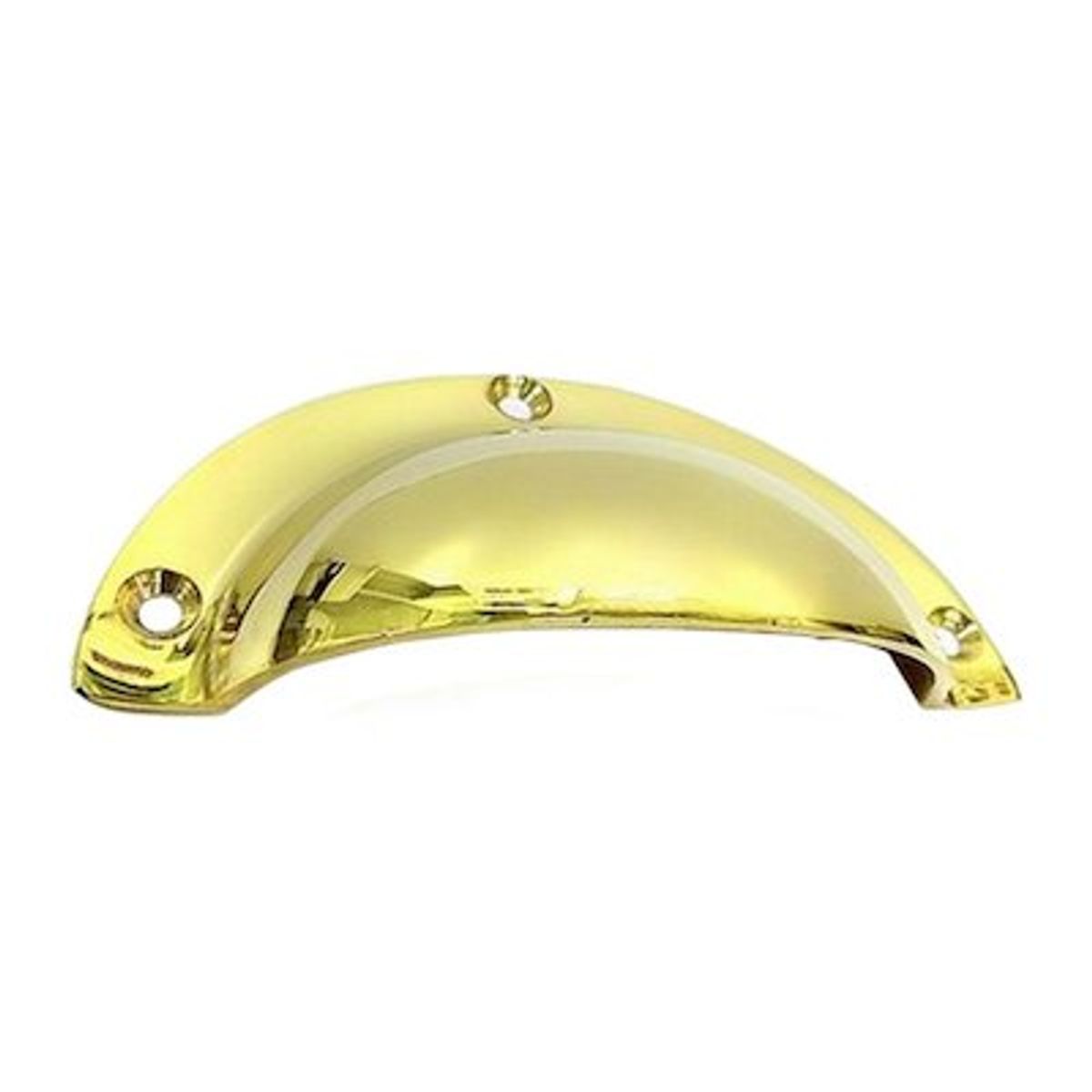 AG Draw Pull Plain Cast Polished Brass CF-003/M