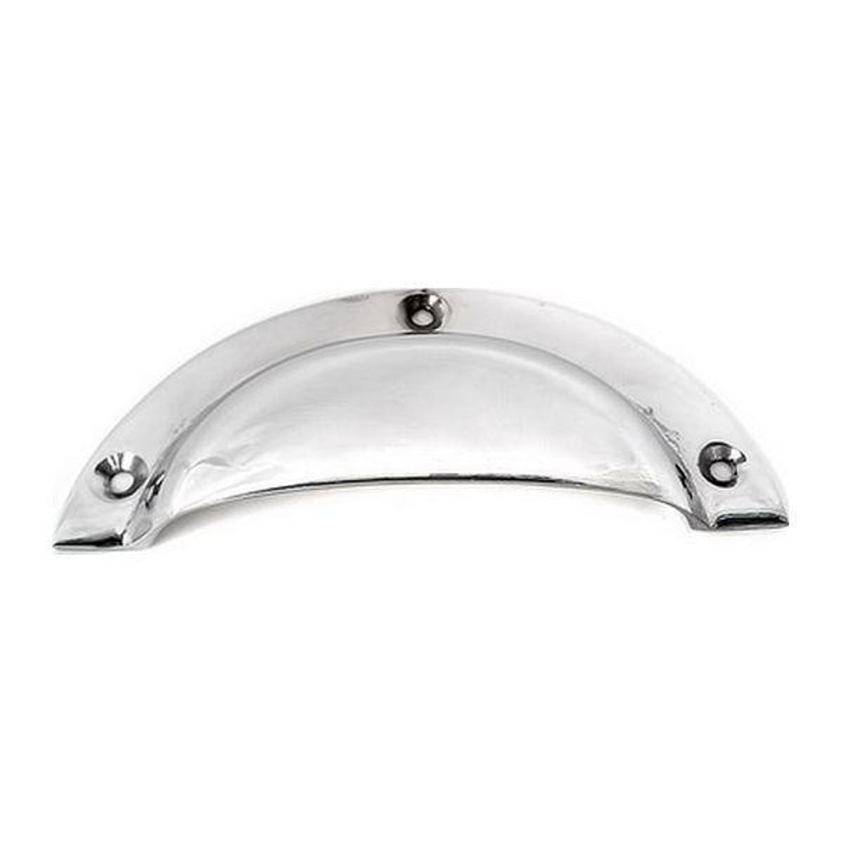 AG Drawer Pull in Plain Cast Chrome CF-096/M