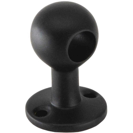 AG Matt Black Gallery Ball Post Through (3/8" / Short) CF-126/B