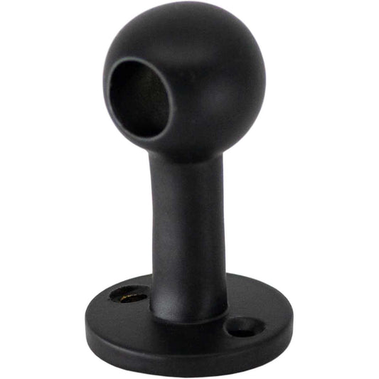 AG Matt Black Gallery Ball Post Through (3/8" / Tall) CF-143/B