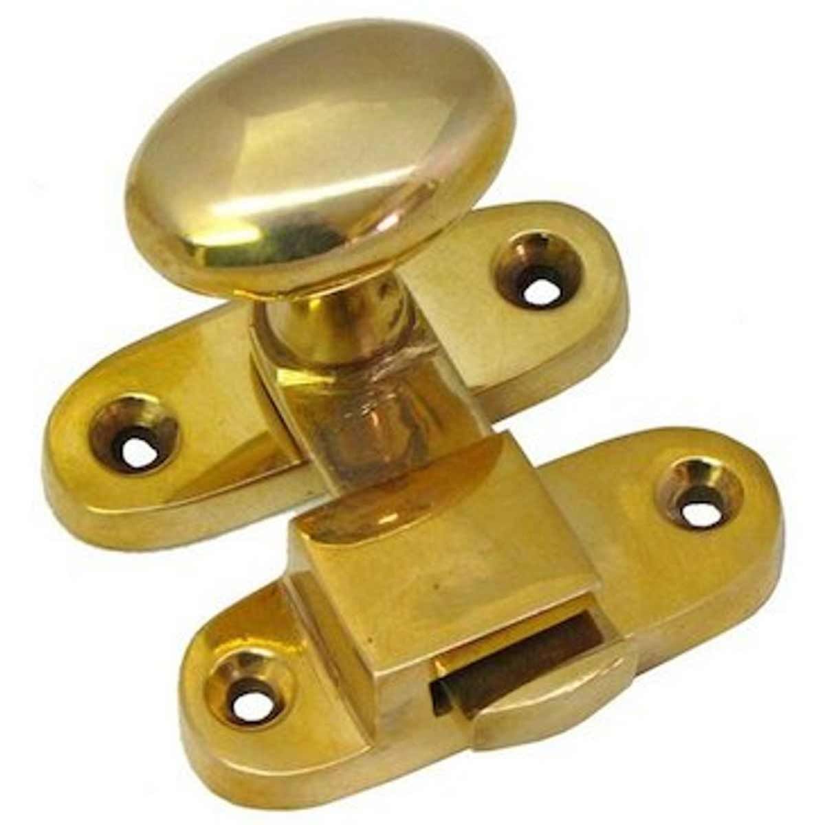 AG Brass Casement Fastener with Oval Head (2") CF-237/M