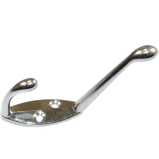 AG Double Wardrobe Hook in Chrome (55mm) CF-240