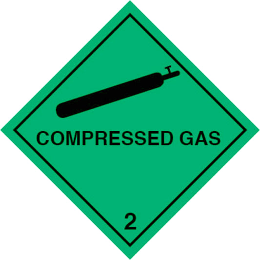 Beaver Compressed Gas Sticker