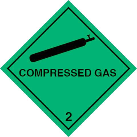 Beaver Compressed Gas Sticker - HS CODE - 	39191099	  C.O.O. - 	GB