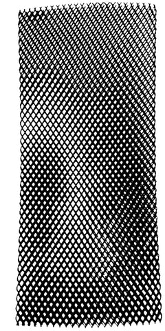 Beaver Heavy Duty 8" (215mm) Cylinder Mesh Black - HS CODE - 3916909000  C.O.O. -  TW