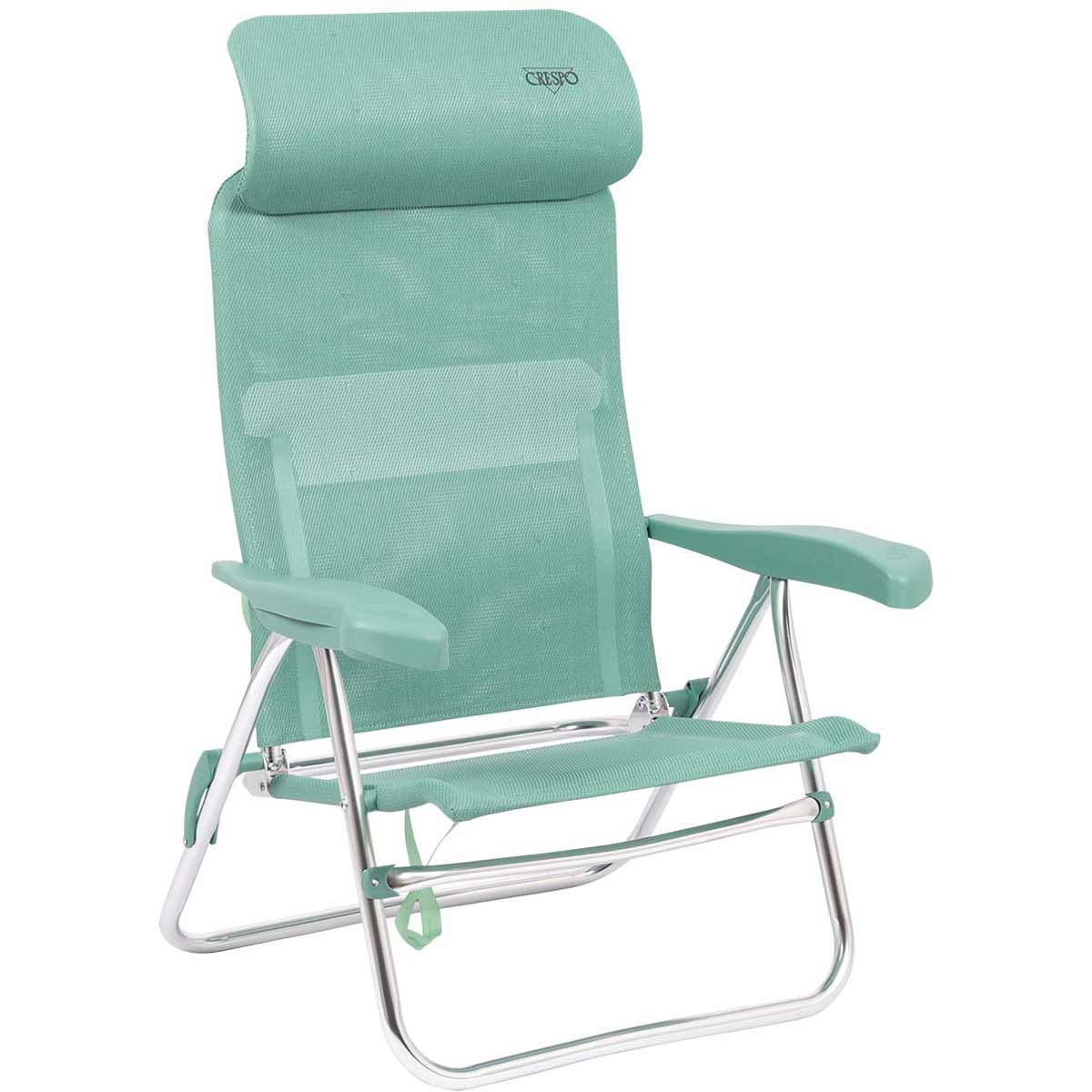 Crespo Beach Chair AL/205-C-07 Compact in Green CRE-1149317