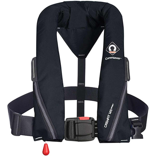Crewsaver Crewfit Sport Automatic Lifejacket 165N Black CS-9710BLA