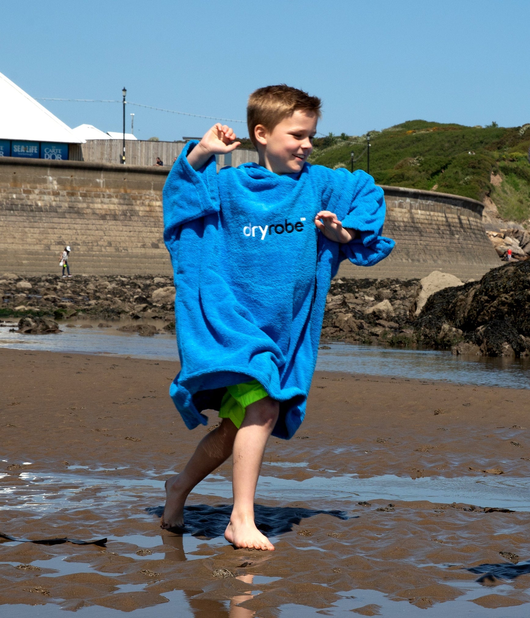 Dryrobe Kids Organic Cotton Towel Robe - waterworldsports.co.uk