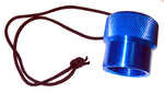 Beaver Blue Female Aluminium DIN Dust Cap