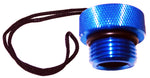 Beaver Blue Male Aluminium DIN Dust Cap