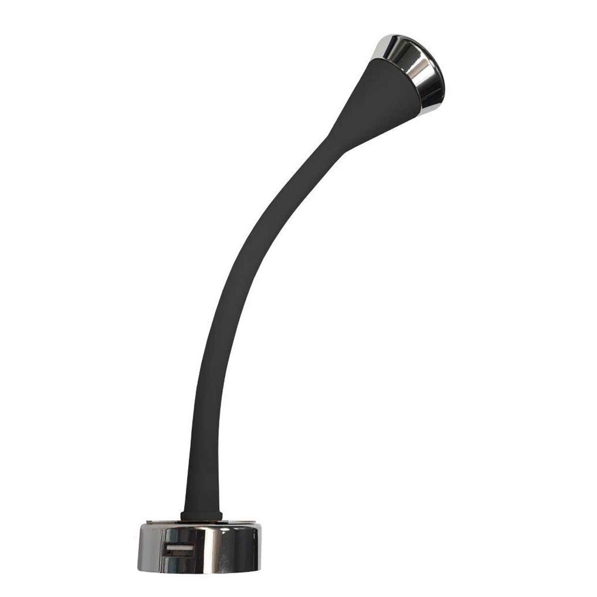 Soft Touch Flexi Light with USB Port (12V / 1.5W / Warm White / IP20) DM126