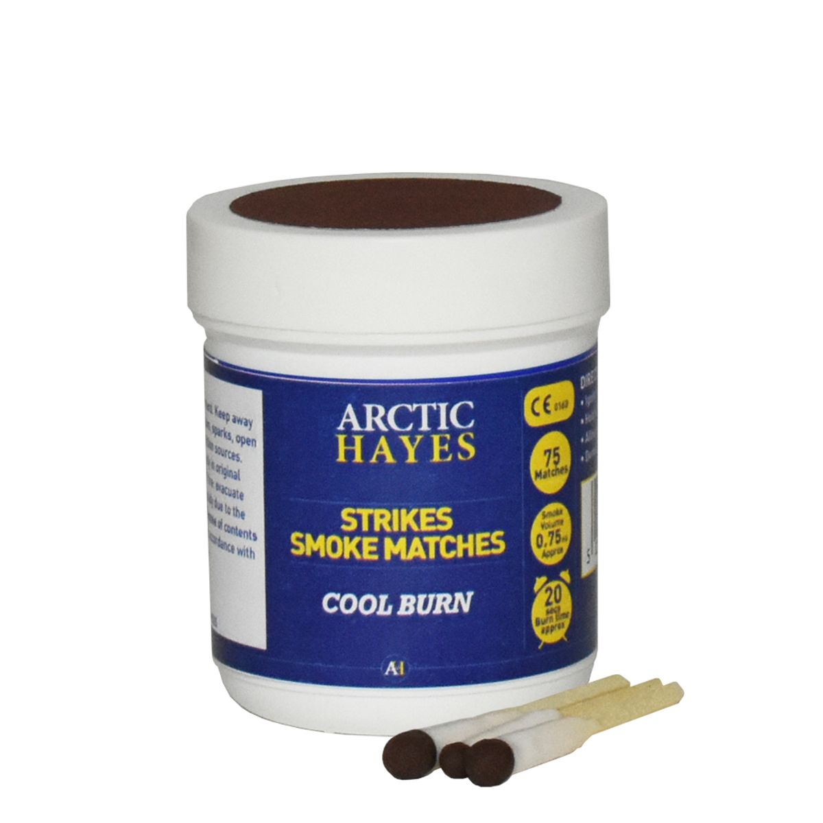 Arctic Hayes Smoke Matches Tub of 75 E113/75