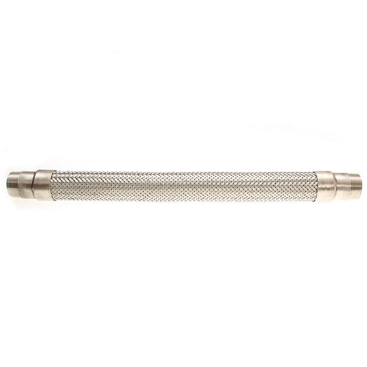 AG Stainless Steel Exhaust Bellows (1-1/2" BSP Male Ports / 24" Long)