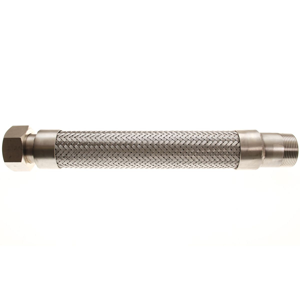 AG Stainless Steel Exhaust Bellows (1-1/2" BSP Male-Female / 15" Long)