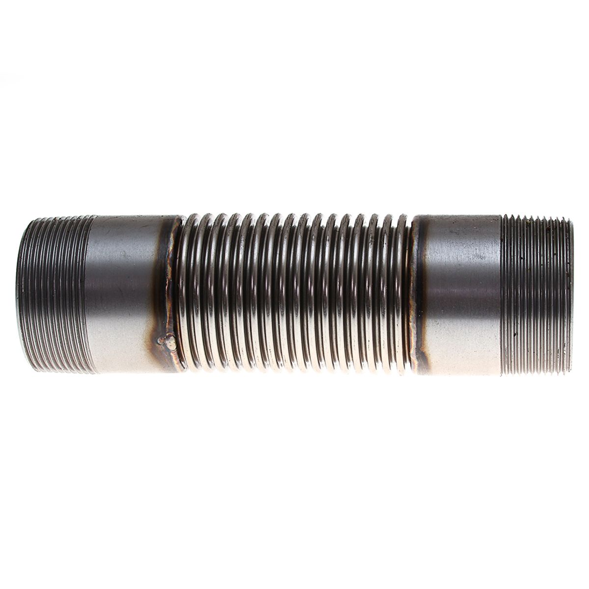 AG Stainless Steel Exhaust Bellows (2" BSP Male Ports / 8" Long)