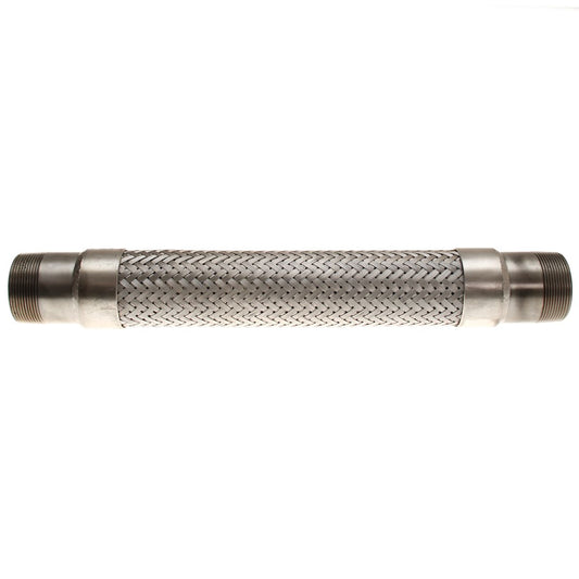 AG Stainless Steel Exhaust Bellows (2" BSP Male Ports / 18" Long)