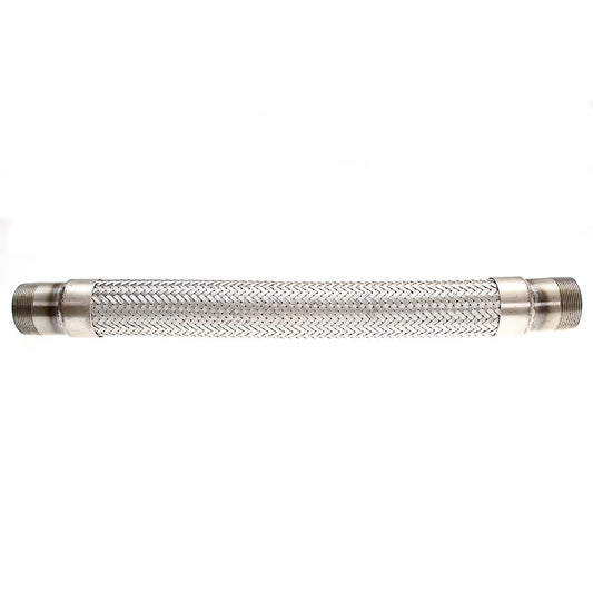 AG Stainless Steel Exhaust Bellows (2" BSP Male Ports / 24" Long)