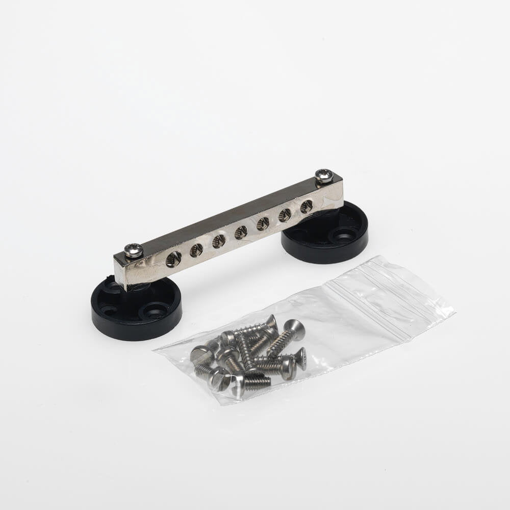 Index Marine 6 Way Busbar 100A Nickel Plated Brass 75 x 20mm