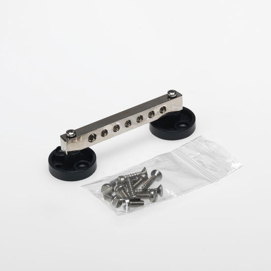 Index Marine 6 Way Busbar 100A Nickel Plated Brass 75 x 20mm