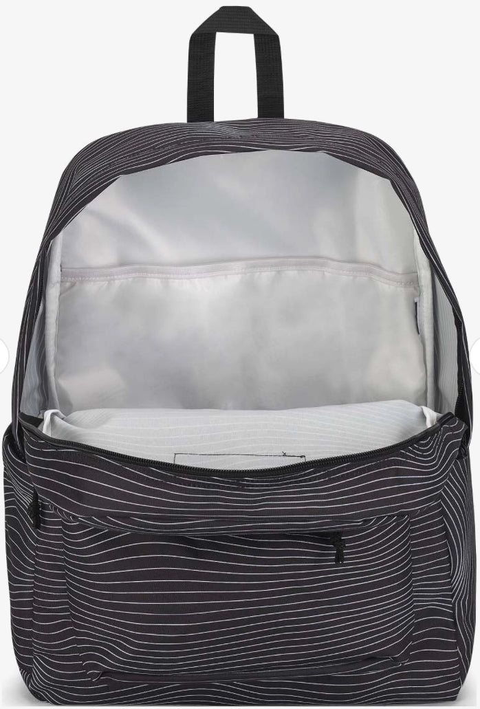 Jansport SuperBreak Plus Backpack (Screen Waves)