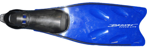 Beaver Blue Ocean-Lite Fins Size 11/12 (45/46)  - HS CODE - 	9506290000	  C.O.O. - 	EU