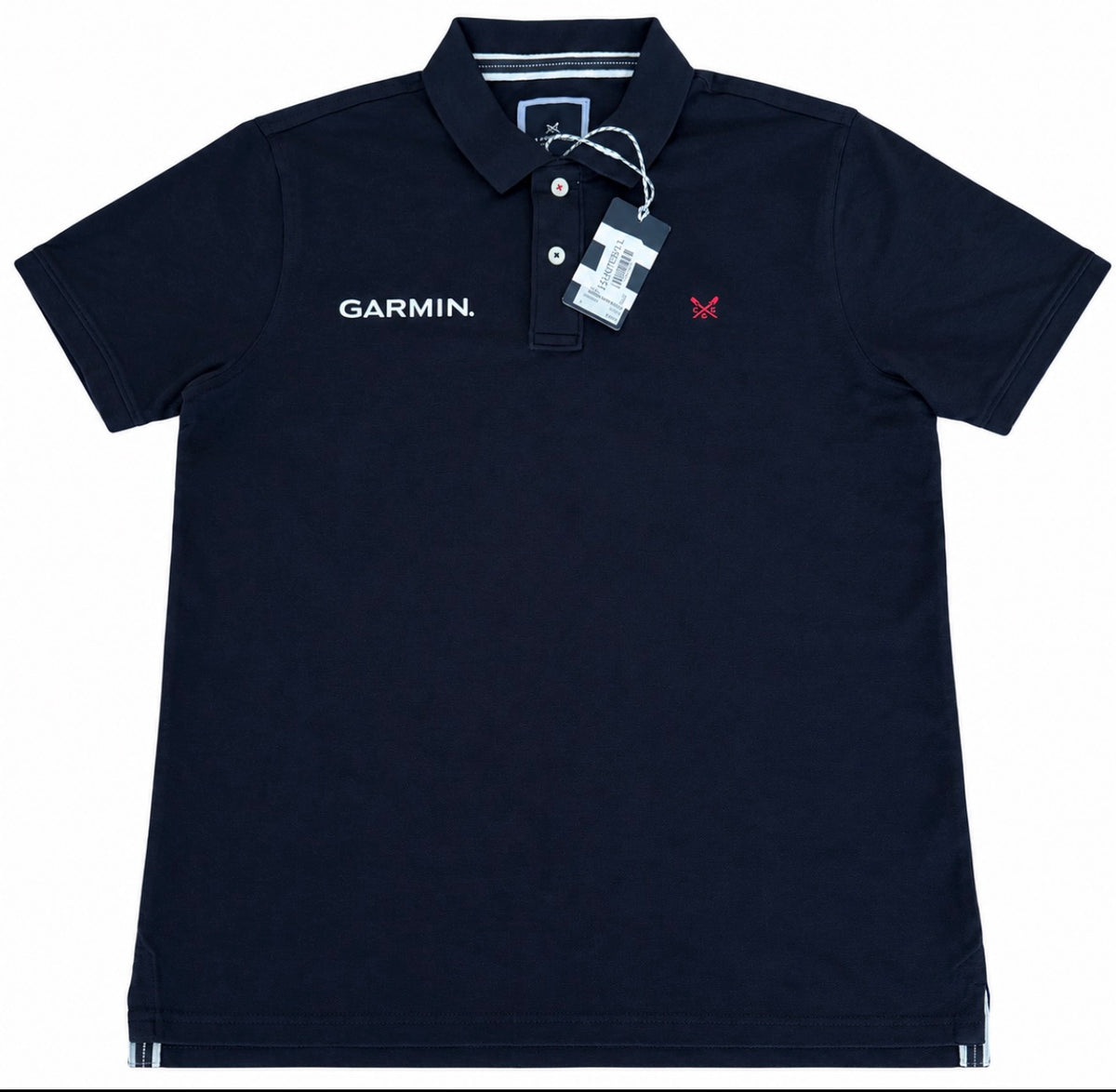 (CLEARANCE ITEM) Crew Clothing Garmin Branded Heritage Dark Navy (HRTDKNVY) SIZE LARGE