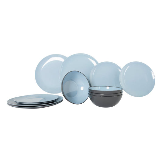 Gimex Vivid Line Tableware Blue (12 Pieces)