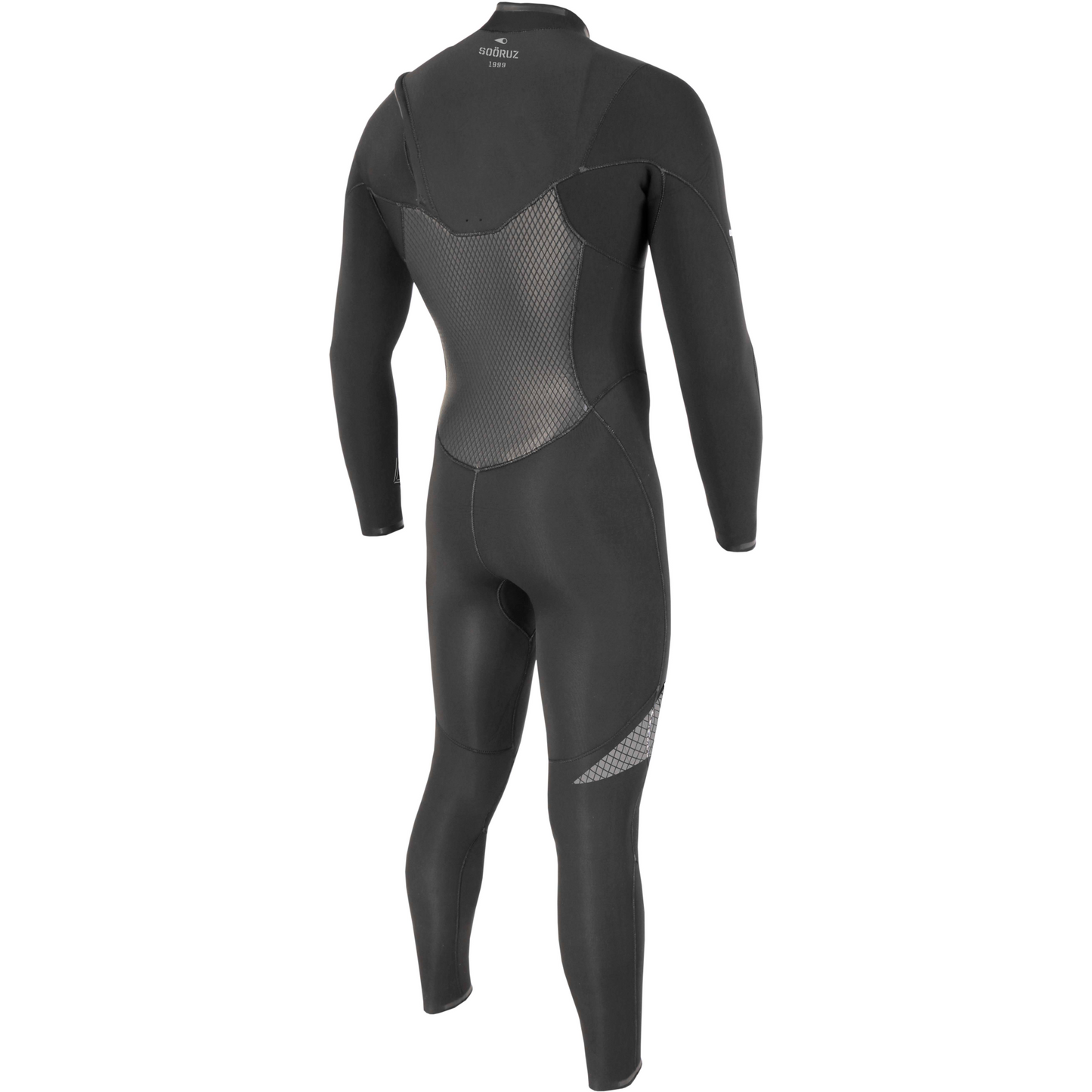 Sooruz FIGHTER 5/4/3 Fullsuit Chest Zip Wetsuit (Black)