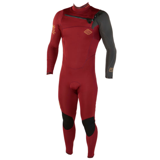 Sooruz FIGHTER 5/4/3 Fullsuit Chest Zip Wetsuit (Wine)