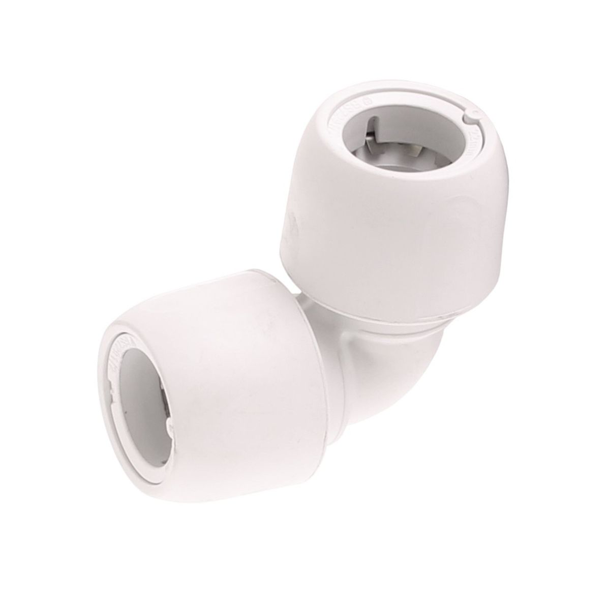 Hep2O HD5 Push Fit Elbow White (22mm) HD5/22