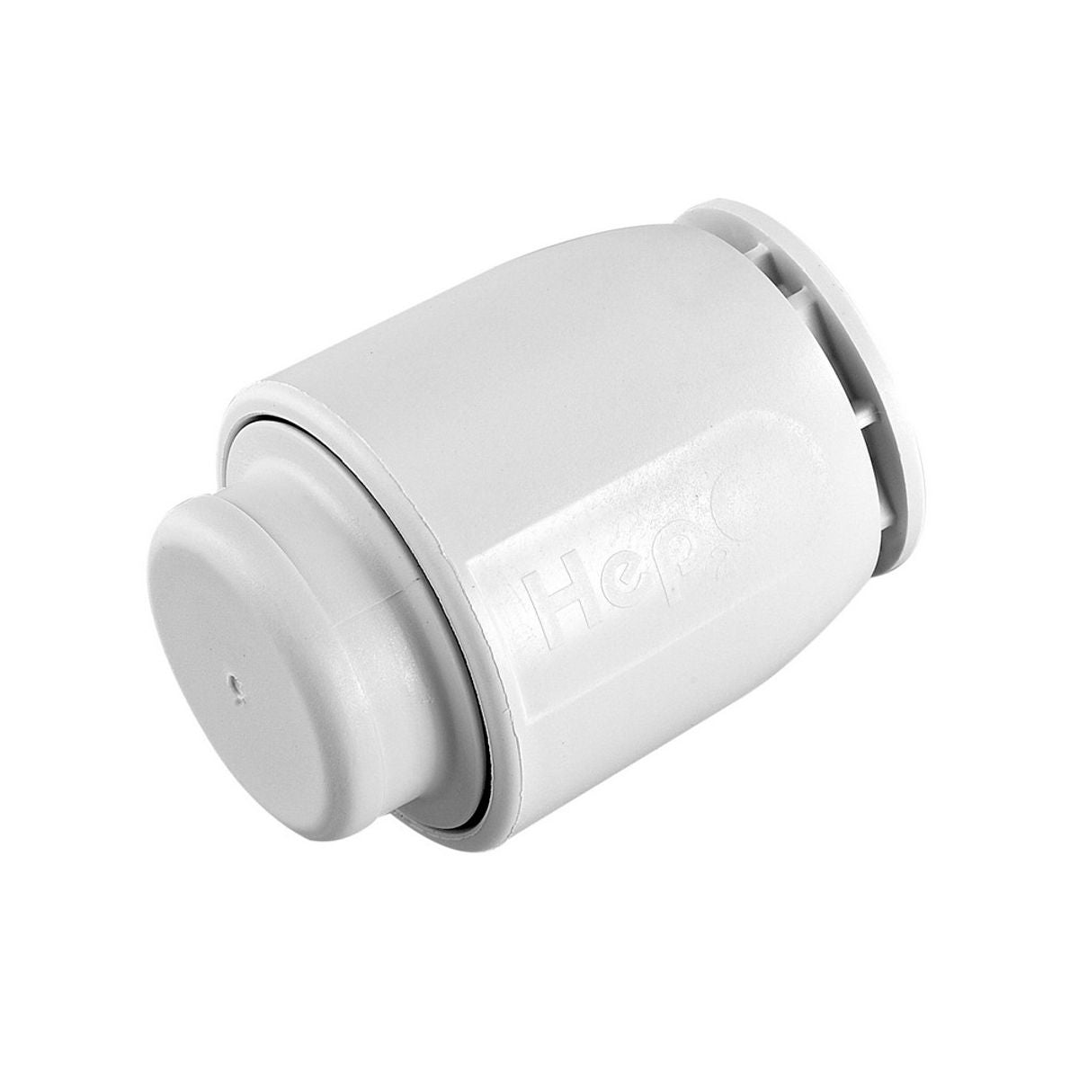 Hep2O HD62 Push Fit Demountable Stop End White (15mm) HD62/15W