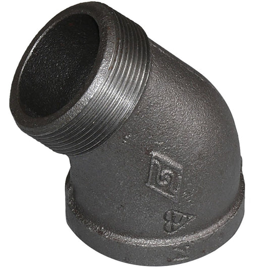 AG Malleable Iron Compact 45 Degree Elbow (2" BSP Male to Female) HF-342