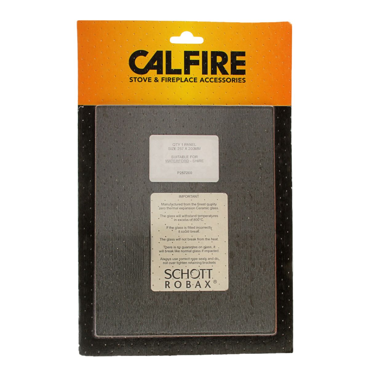 Calfire Stanley Shire Stove Door Glass HS-137