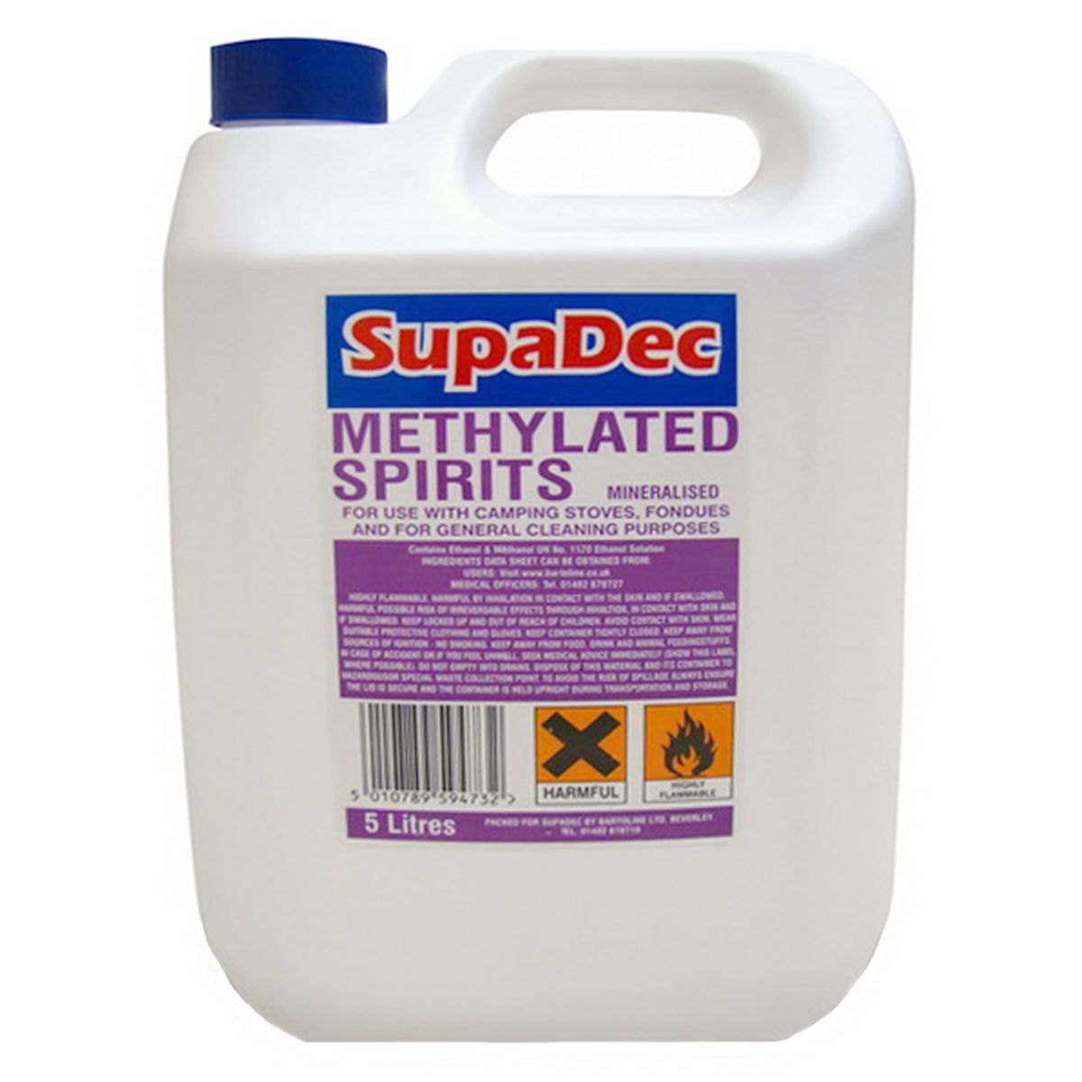 SupaDec Methylated Spirits (5 Litres) HS-408