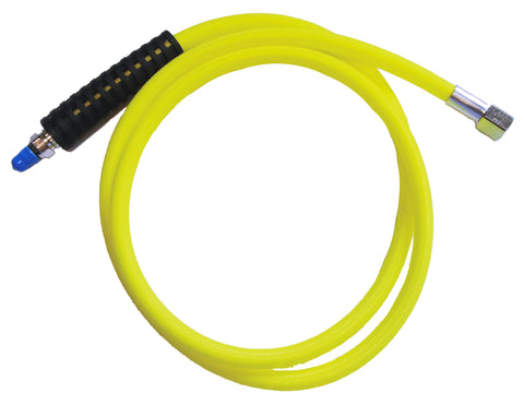 Beaver FlexLite X-Long Regulator Hose 60" (1.5m) Yellow - HS CODE - 	4009120090	  C.O.O. - 	TW