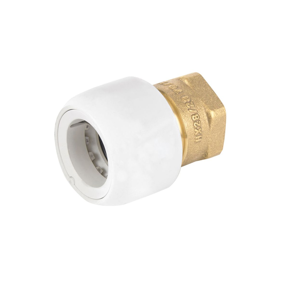 Hep2O HX24 Push Fit Brass Adaptor (15mm x 3/4") HX24/15W