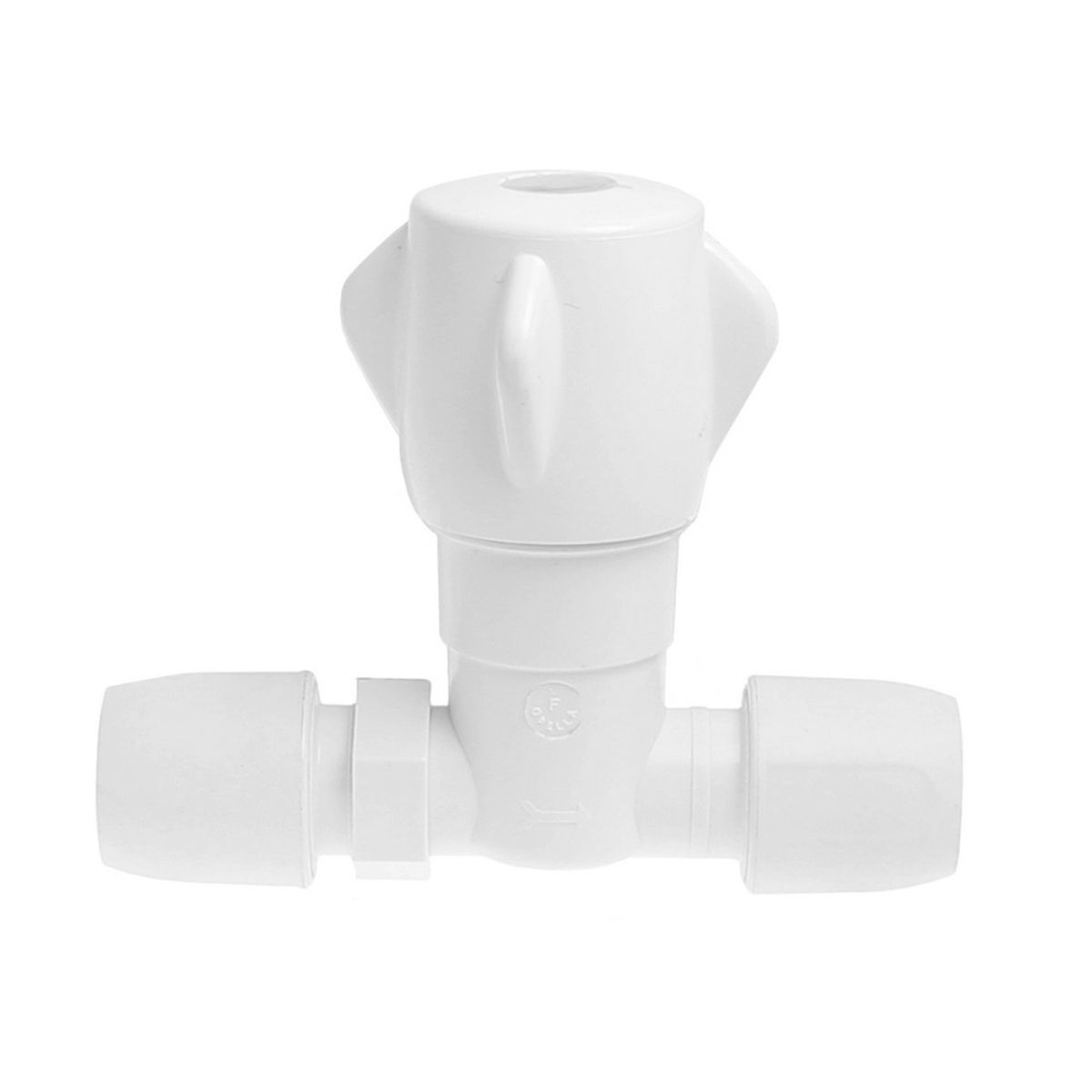 Hep2O HX36 Push Fit Stop Cock Cold Water White (15mm) HX36/15