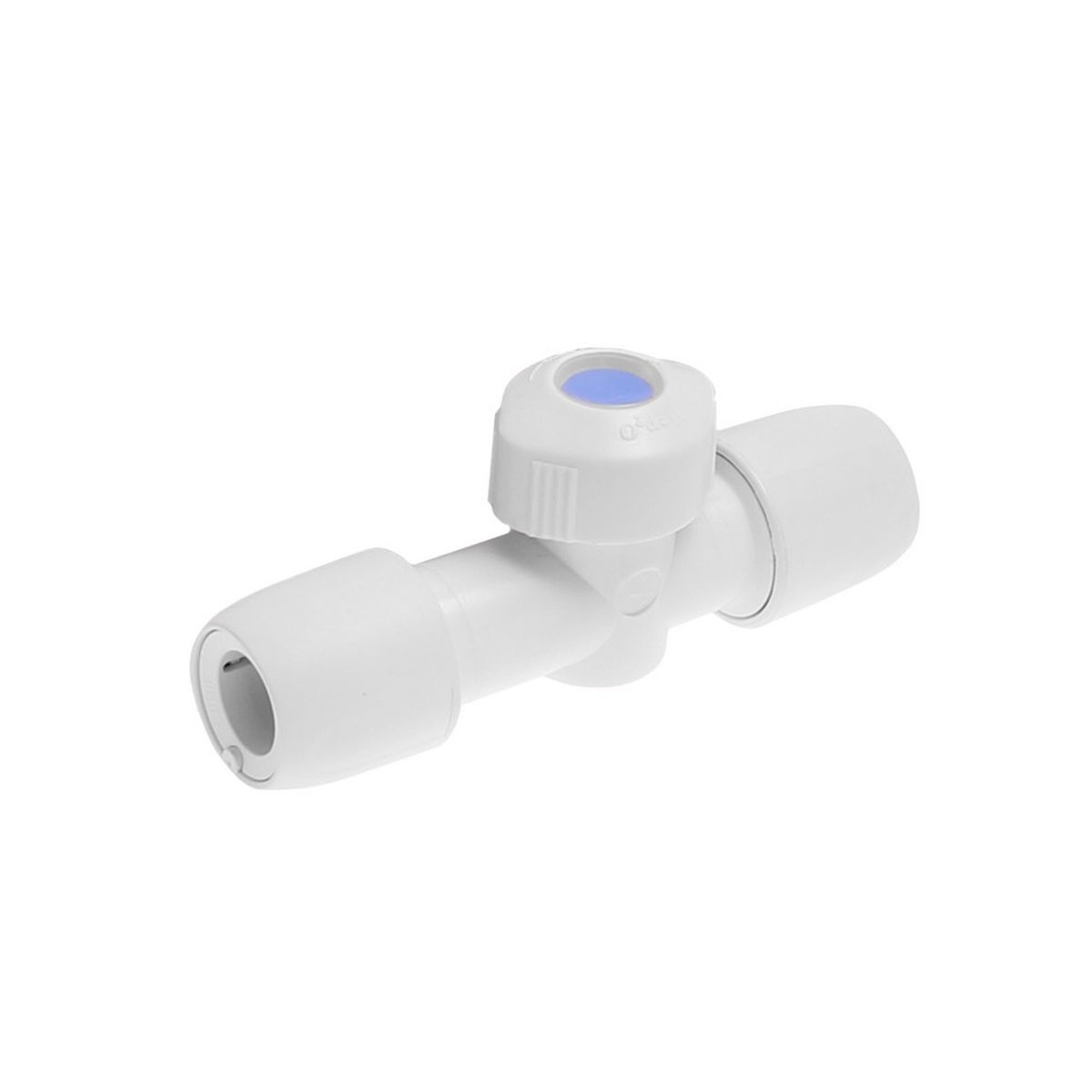 Hep2O HX37 Push Fit Shut Off Valve Cold/Hot White (15mm) HX37C/15