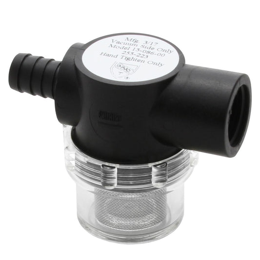 SHURflo Twist-On Water Strainer for Pumps (1/2" Barb Inlet / 50 Mesh) K130