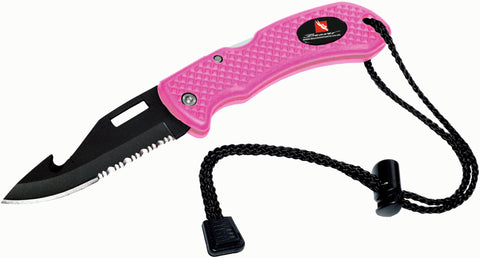 Beaver Flo Pink Venture Fold-Up Knife - HS CODE - 	8211920000	  C.O.O. - 	TW