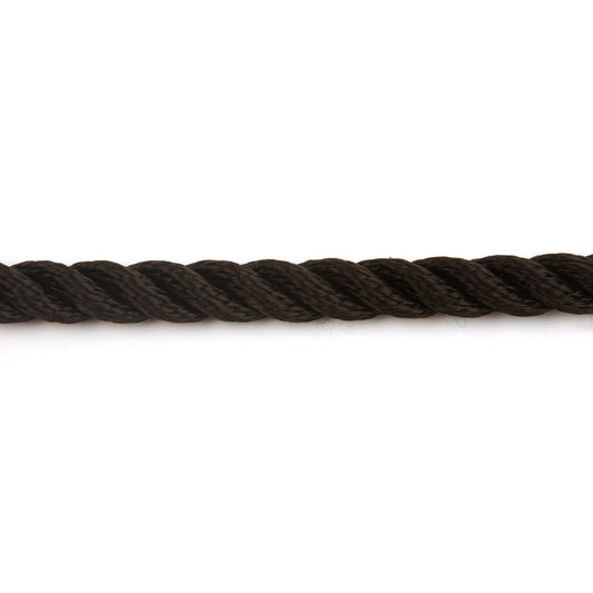Kingfisher 12mm Black Mooring Rope with Large Eye Splice (10m)