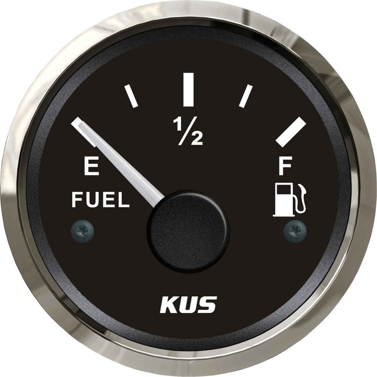 KUS Fuel Level Gauge with Stainless Steel Bezel (Euro Resistance) KY10005