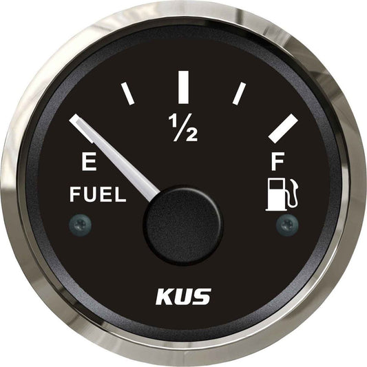 KUS Fuel Level Gauge with Stainless Steel Bezel (Euro Resistance) KY10005
