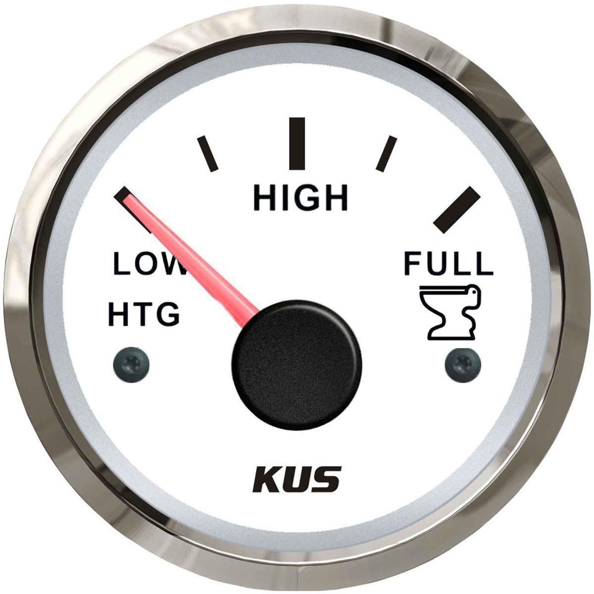 KUS Waste Water Level Gauge Stainless Bezel (White / Euro Resistance) KY12102