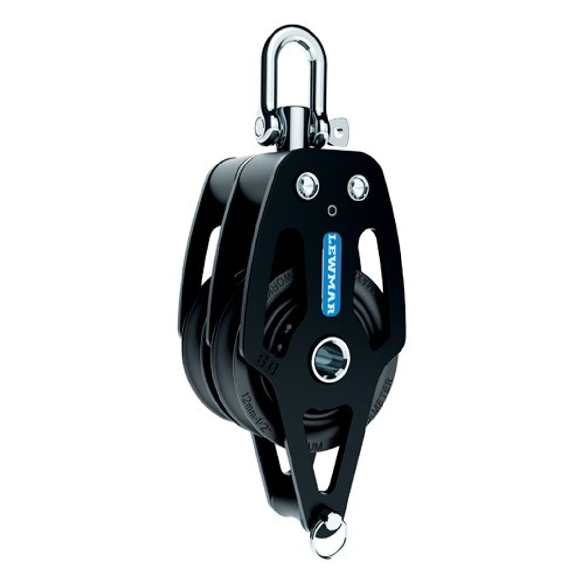 Lewmar HTX Block Double and Becket (60mm)