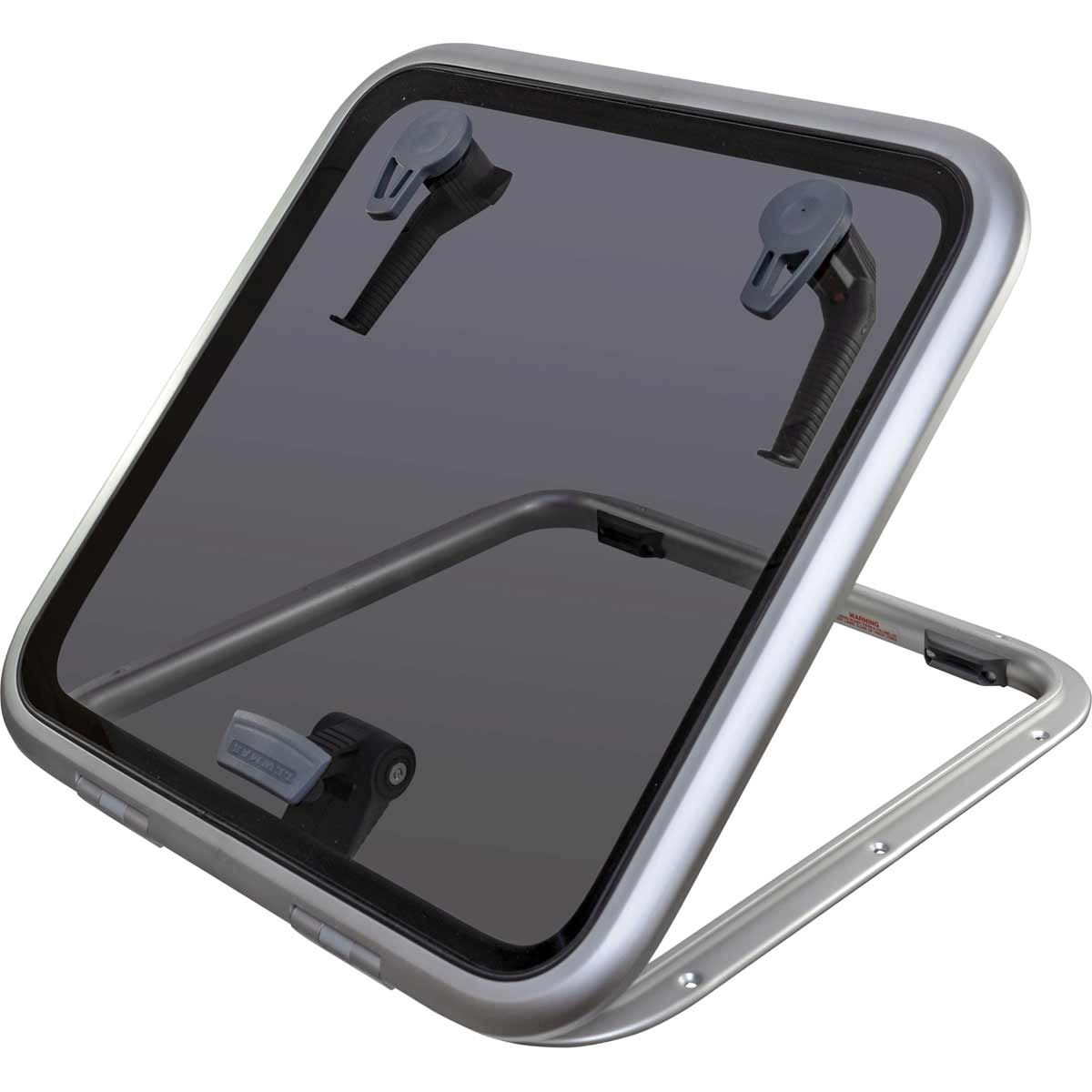 Lewmar Low Profile Hatch with Stay (Size 44 / Smoke Grey)