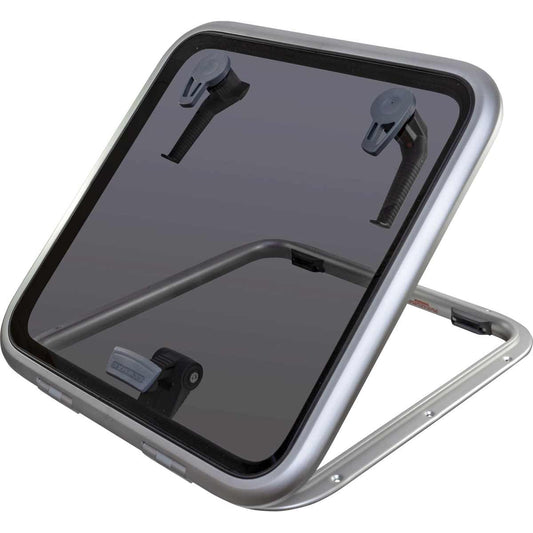 Lewmar Low Profile Hatch with Stay (Size 44 / Smoke Grey)