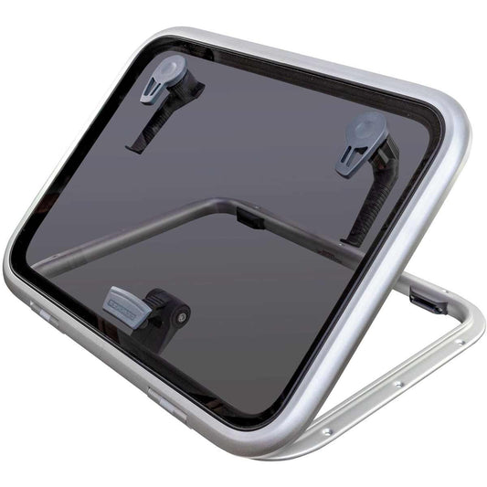 Lewmar Low Profile Hatch with Stay (Size 50 / Smoke Grey)