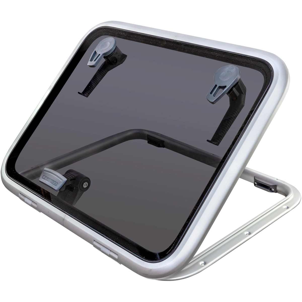 Lewmar Low Profile Hatch with Stay (Size 54 / Smoke Grey)