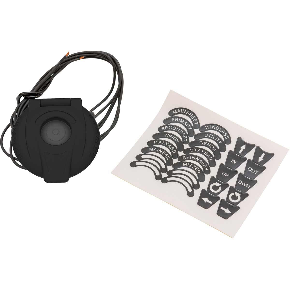 Lewmar CHSX Foot Switch (Open / Black)